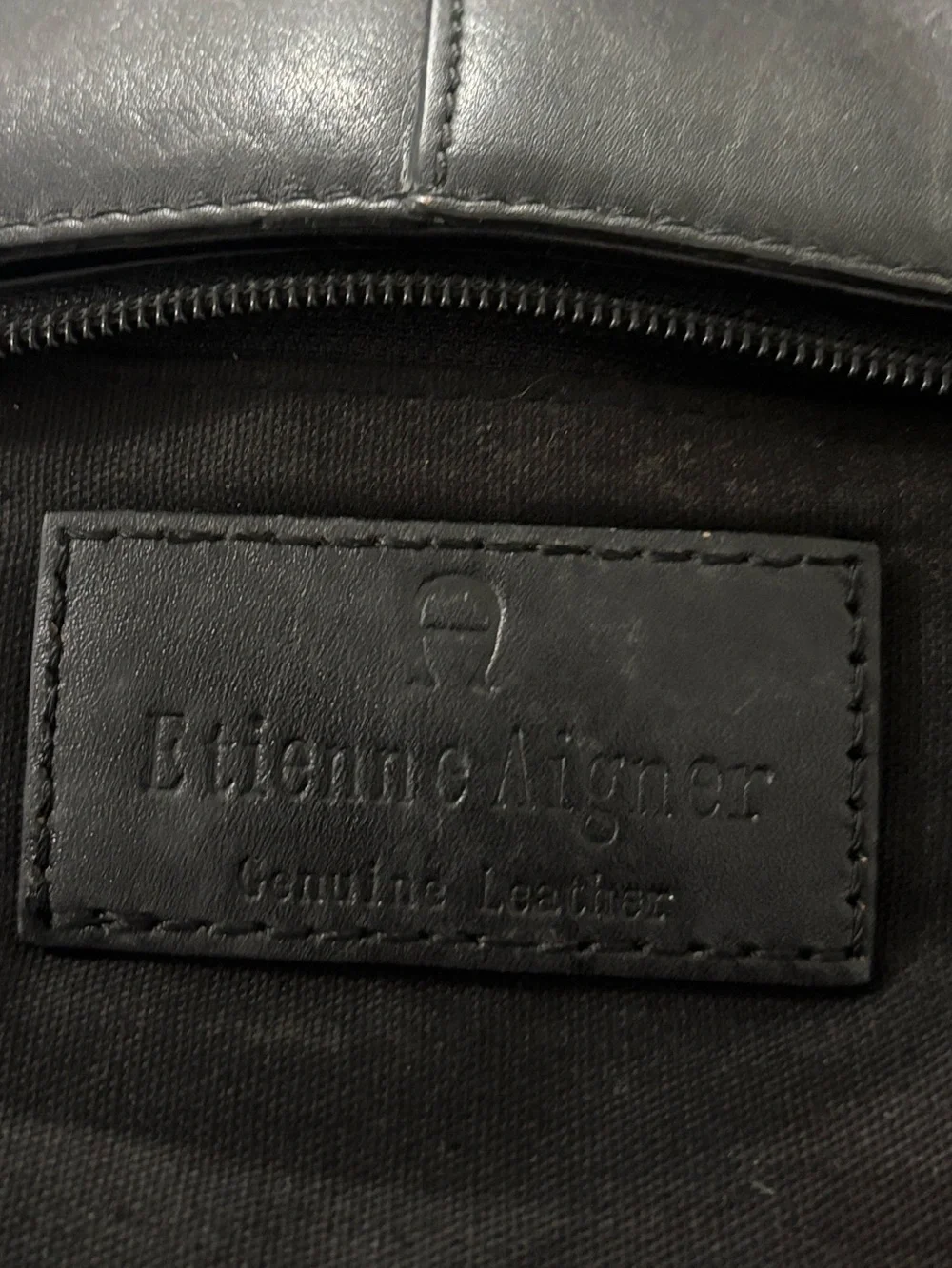 Etienne Aigner Black Leather Mini‎ Tote Classic Handbag